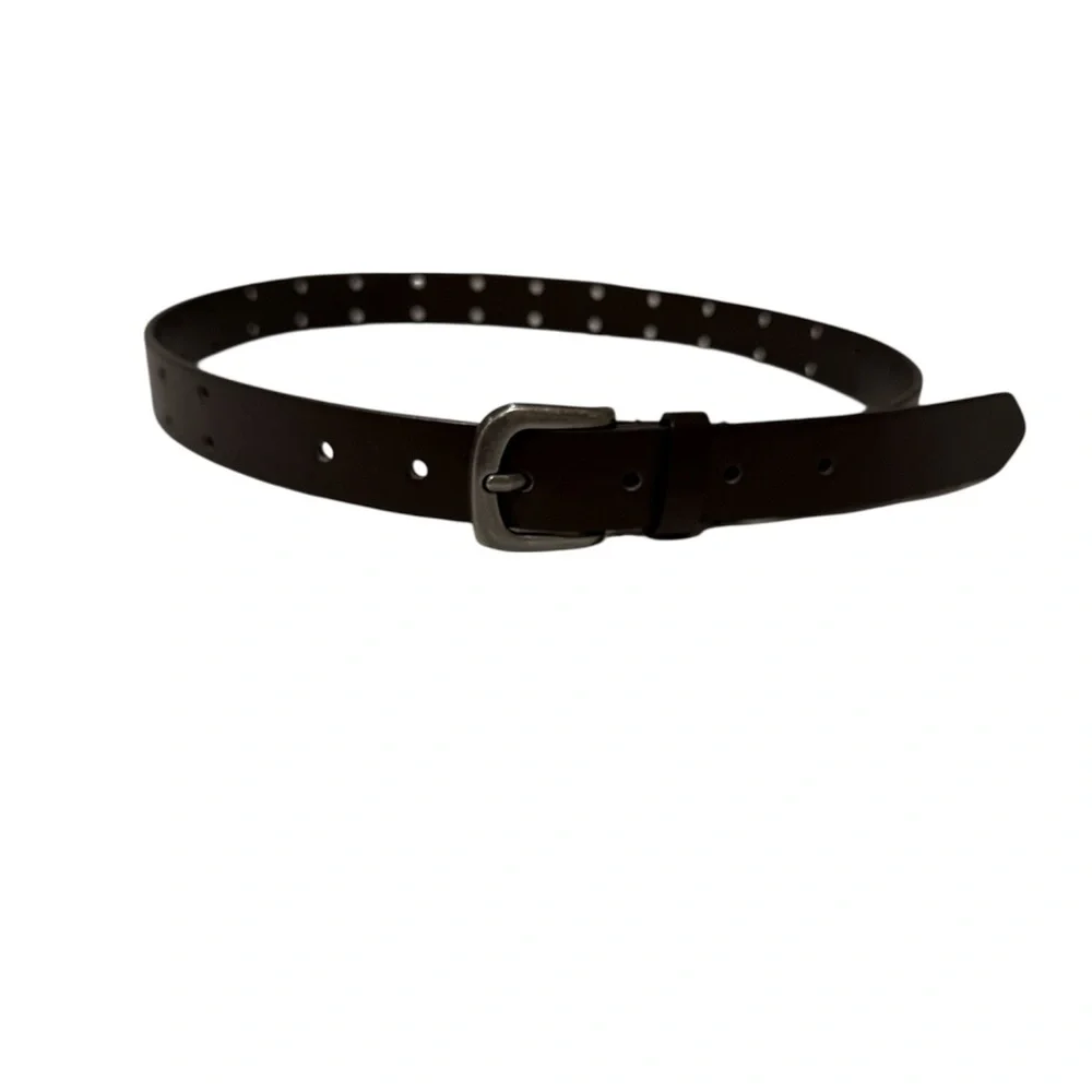 The Children’s Place Boy’s Brown Faux Leather Belt in size 8-14